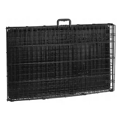 Metalinis narvas XXL (121x76x82cm) dviejų durų, su plastmasiniu padėklu — 4 nuotrauka