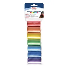 Record Rainbow maišeliai šunų išmatoms surinkti, 140 vnt.