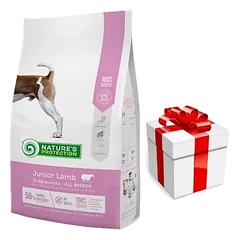 NATURES PROTECTION Junior Lamb 2kg + Staigmena ŠUNIUI