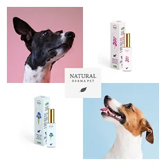 Natural Derma Pet kvepalai patelėms šunims ir katėms, gėlių ir medienos kvapo, 30 ml — 2 nuotrauka