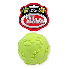 PET NOVA TPR kamuoliukas su garsu 6cm 3vnt