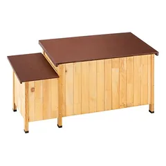 Ferplast lauko aptvaras triušiams Ranch XXL, L 153 x B 68 x H 79 cm (2 pakuotės) — 4 nuotrauka