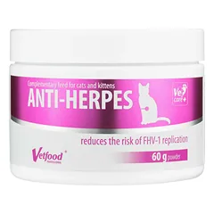 Vetfood Anti-Herpes - Imuninę Sistemą Stimuliuojantis Preparatas Kačiukams ir Katėms