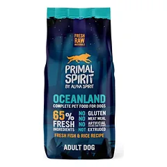 Primal Spirit Oceanland Chicken & Fish – sausas maistas šunims su vištiena ir žuvimi