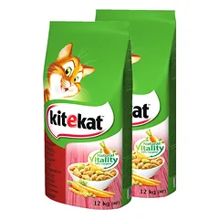 KITEKAT 2x12 kg - sausas kačių ėdalas su jautiena ir daržovėmis