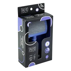 Tauro Pro Line šepetys, plastikinis, violetinis, didelis 17,5x10,6x6,2 cm