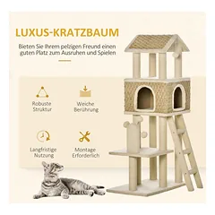 Kačių draskyklė 131 cm — 4 nuotrauka