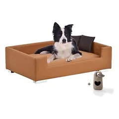 Rohrschneider minkšta sofa šunims su chromuotomis kojelėmis — 5 nuotrauka