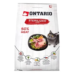 Ontario Adult Sterilised Lamb & Chicken – sausas pašaras sterilizuotoms katėms (1–7 m.) — 4 nuotrauka