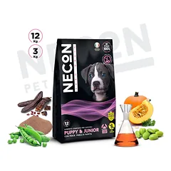 NECON ZERO GRAIN PUPPY su žuvimi šuniukų ėdalas