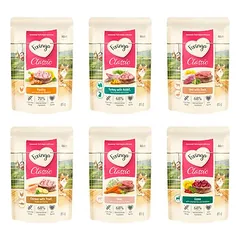 Feringa Classic Meat Menü Pouch drėgnas maistas katėms, ekonominė pakuotė 48 x 85 g