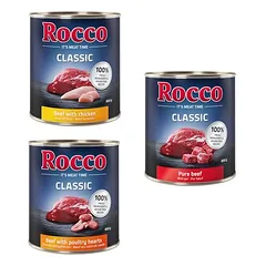 Rocco Classic bandomasis mišinys, drėgnas maistas šunims 6 x 800 g — 5 nuotrauka