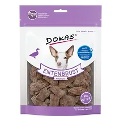 Dokas antienos krūtinėlės gabaliukai 110 g, skanėstai šunims
