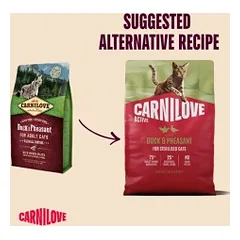Carnilove Duck&Pheasant Sterilised sausas pašaras katėms, 400 g — 2 nuotrauka