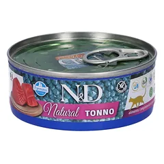 FARMINA N&D NATURAL – CAT Wet Tuna ADULT 70 g (pak.24)