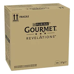 Gourmet Megapack Revelations Fine Cuts, drėgnas maistas katėms 48 x 57 g