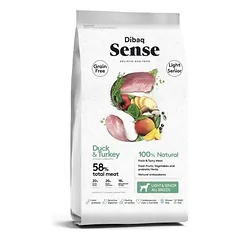 Dibaq SENSE sausas šunų maistas senjorams arba turintiems viršsvorį 2 kg