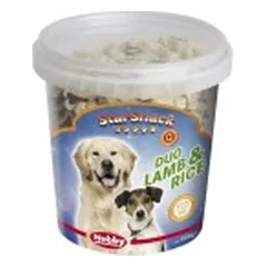 Skanėstas šunims StarSnack Lamb&Rice kauliukai su ėriena ir ryžiais, 500 g