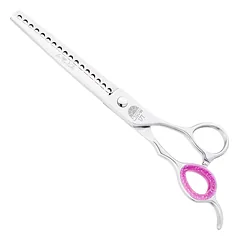 Kenchii Love Chunkers - single-sided grooming thinning shears, 17 teeth, 7" — 2 nuotrauka