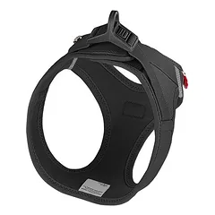 Curli Vest Clasp Air-Mesh petnešos šunims, juodos, Dideliems 26–45 kg — 2 nuotrauka