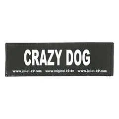 Julius K9 Crazy Dog ženkleliai 2 vnt. - ženkleliai Julius pakinktams, su Velcro tvirtinimu