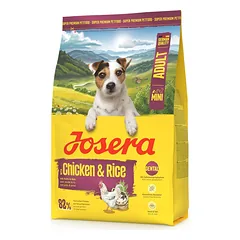 JOSERA Mini Adult Chicken and Rice 2x3kg glitimo neturintis maistas mažų veislių šunims