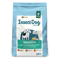 Green Petfood InsectDog Sensitive sausas pašaras šunims su vabzdžiais ir ryžiais, 10 kg — 2 nuotrauka