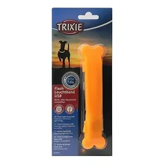 Trixie Flash Light Band USB šunų atšvaitinė šviesos juosta, oranžinė, XS-S, 35 cm x 7 mm