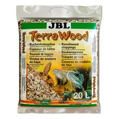 JBL TerraWood natūralus buko drožlių pakratas terariumams 20 l