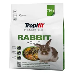 TROPIFIT Premium Plus RABBIT ADULT 750g - triušiams