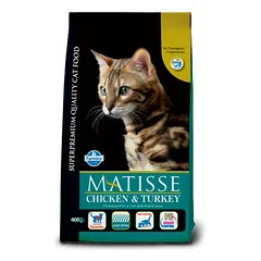 Farmina Matisse Cat Adult su vištiena ir kalakutiena, sausas maistas katėms 0,4 kg