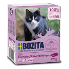 Bozita Cat konservai su krevetėmis padaže katėms, 370 g parduotuvėje pet24.lt