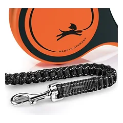 flexi Xtreme juostinis pavadėlis, oranžinis, 8 m, <55 kg