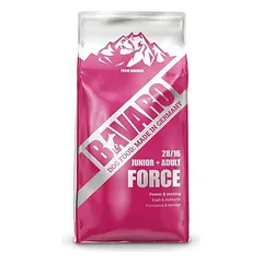 BAVARO Force Junior + Adult 28/16, sausas maistas šunims nuo 2mėn 18 kg