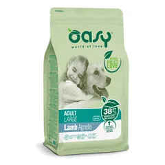 Oasy Adult Large Breed Lamb sausas pašaras su ėriena didelių veislių šunims