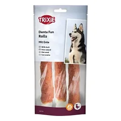 Trixie Denta Fun skanėstai šunims, kramtomi antienos suktinukai 140 g