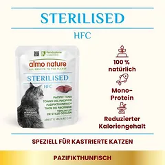 Almo Nature HFC Sterilised drėgnas maistas katėms, ekonominė pakuotė 24 x 50 g — 3 nuotrauka