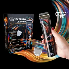 Show Tech Experto belaidės kirpimo mašinėlės - belaidė kirpimo mašinėlė su reguliuojamu peiliuku