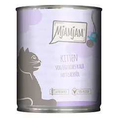 MjAMjAM Kitten drėgnas maistas kačiukams, ekonominė pakuotė 24 x 800 g — 3 nuotrauka