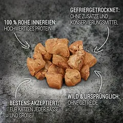 Wild Freedom RAW – šaltyje džiovinti skanėstai katėms, < 49 g — 3 nuotrauka
