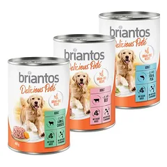 Briantos Delicious Paté bandomasis rinkinys, drėgnas maistas šunims, > 500 g — 2 nuotrauka