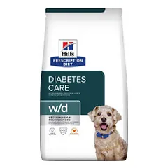 Hill's Prescription Diet Canine w/d sausas maistas su vištiena šunims - Pet24