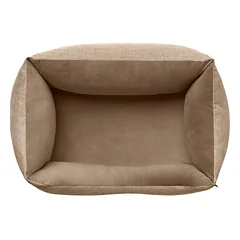 HUNTER Orthopaedic dog sofa Seattle ortopedinė sofa šunims gelsvai rudos spalvos XL, 120 x 90 cm — 2 nuotrauka