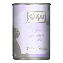 MjAMjAM Kitten bandomasis rinkinys 6 x 400 g, drėgnas maistas katėms, 400 - 499 g — 3 nuotrauka