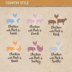 Feringa Country Style meniu drėgnas maistas katėms 6 x 400 g — 3 nuotrauka