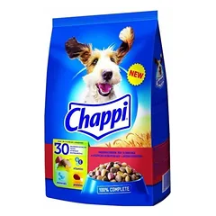 CHAPPI 9kg - sausas maistas šunims su jautiena, paukštiena ir daržovėmis