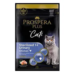 Kačių ėdalas – Prospera Plus Sterilized 1+ vištienos šlapimo takų, 2 kg
