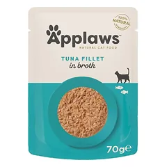 APPLAWS Cat Adult Pouch Tuna in Broth filet sušių tuno sultinyje 70 g