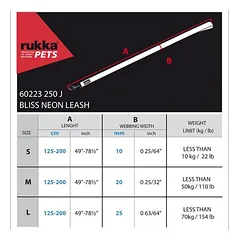 Rukka® Bliss Neon pavadėlis, geltonas, Labai mažiems < 4 kg — 2 nuotrauka
