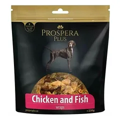 Prospera Plus Dog Chicken & Fish Wraps 230 g